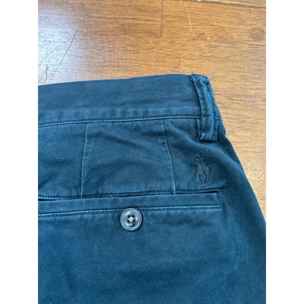 Polo Ralph Lauren Chino Pants Mens 29x30 Black Stretch Straight Fit